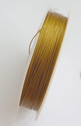 Rolle Schmuckdraht 0.45mm goldfarben