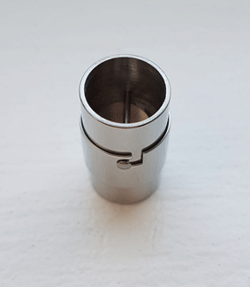 Bajonett Magnet Verschluss Edelstahl 10mm 