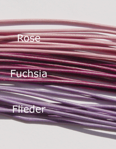 Ziegenlederband 1.5mm fuchsia