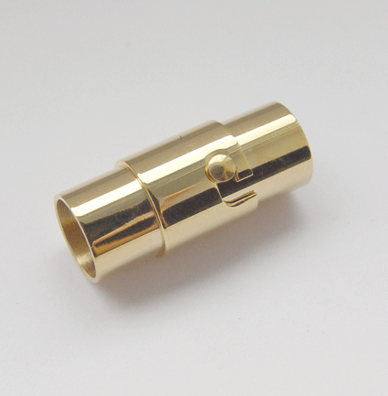 20X Kupfer Magnet Verschluss 19x6mm Kettenverschluss TOP