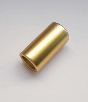 Großloch Zylinder Kunststoff 20mm gold matt