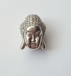 Micro Pave Perle Buddhakopf