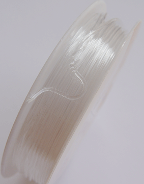 Korean Elastic Cord 1.0mm clear 30m