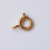 Kleiner Federring Springring aus Edelstahl 6mm goldfarben