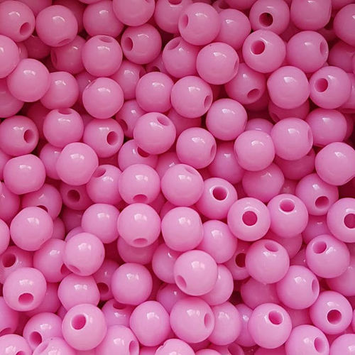 100 Acrylperlen 6mm helles pink A02