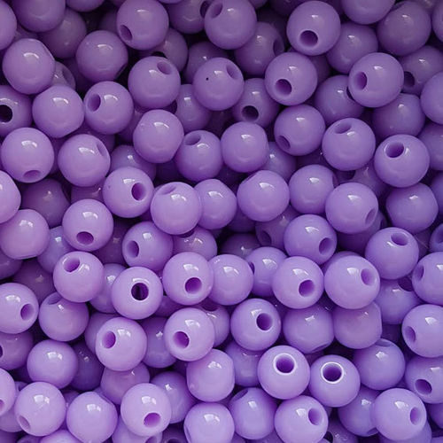 100 Acrylperlen 6mm violett A32